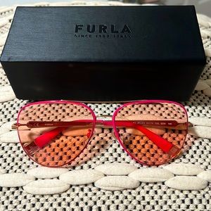 Pink Furla sunglasses